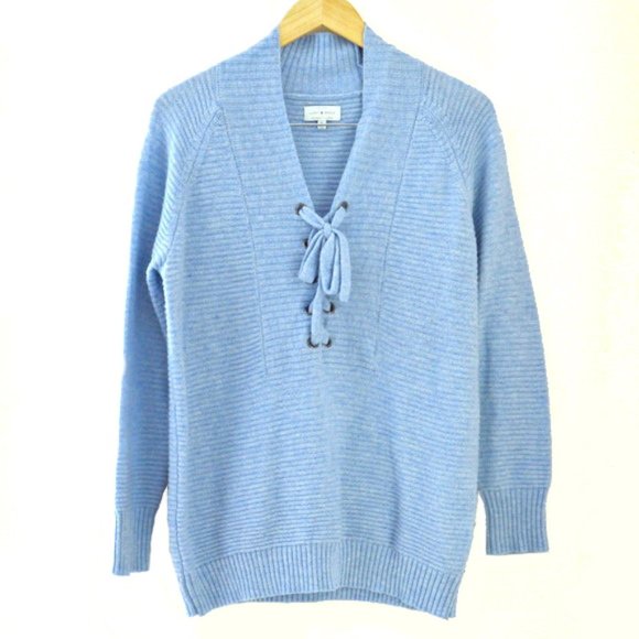 Lucky Brand Lace-Up Front Plus Size Sweater - Picture 4 of 6